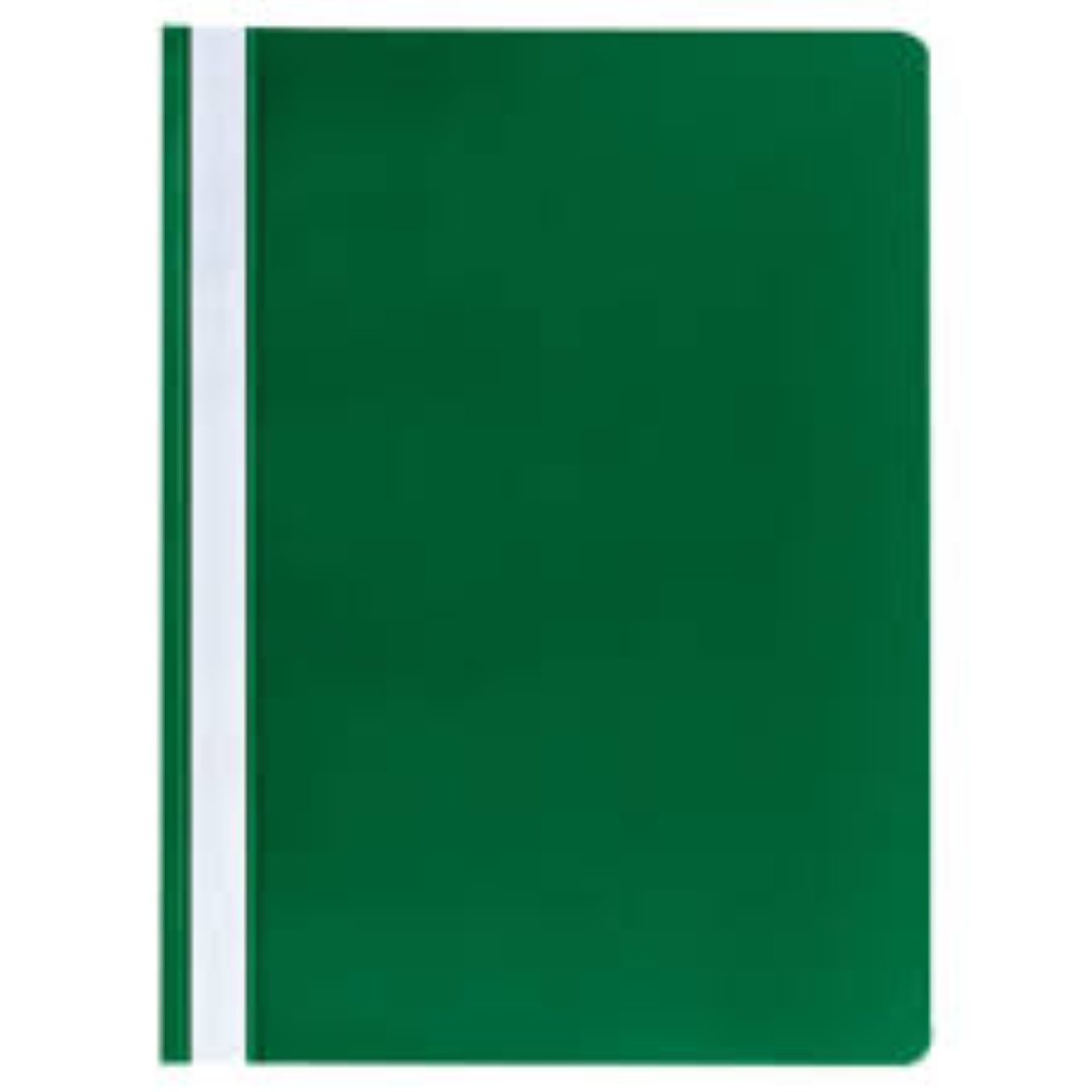 Atlas Flat File PP A4 thick w/pkt Green AS-F26843